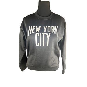 Ardene New York City black long sleeve sweater womans xs